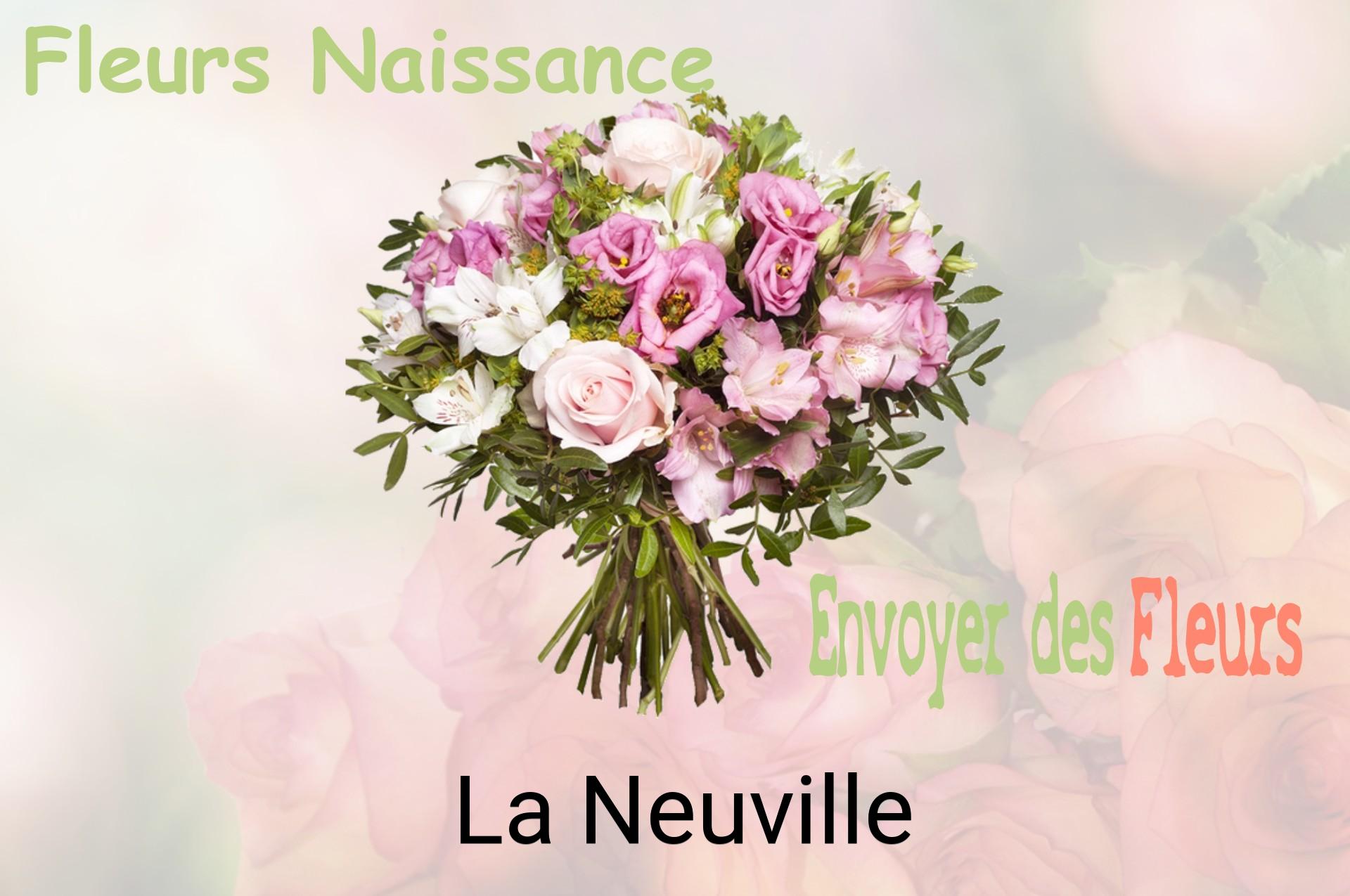 Bouquet de fleurs de naissance livré à La Neuville